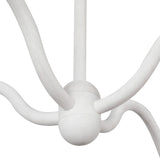 Effie Chandelier 39 Inch Antique White Optal Glass By Alora - Detailed View1