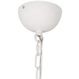 Effie Chandelier 39 Inch Antique White Optal Glass By Alora - Detailed View2