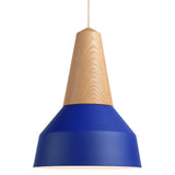 Eikon Basic Pendant Oak True Blue By Schneid Studio