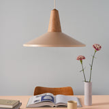Eikon Shell Pendant Ash Wheat By Schneid Studio Lifestyle View1