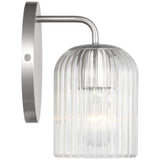 Eisele Small Wall Sconce Brushed Nickel By Generation Lighting - Side View1