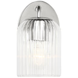 Eisele Small Wall Sconce Chrome By Generation Lighting - Front View