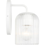 Eisele Small Wall Sconce Matte White By Generation Lighting - Side View1
