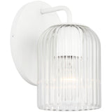 Eisele Small Wall Sconce Matte White By Generation Lighting - Side View2