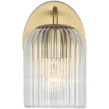 Eisele Small Wall Sconce Satin Brass By Generation Lighting
