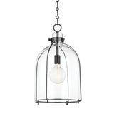 Eldridge Dome Pendant - Clear - Old Bronze by Hudson Valley