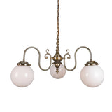 Eldron 3 Arm Chandelier - Antique Brass