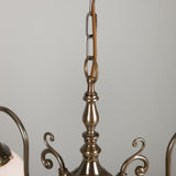 Eldron 3 Arm Chandelier - Antique Brass