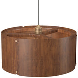 Element Round Pendant Medium Imbuia By Accord