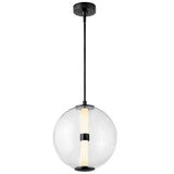 Elin Globe Pendant Black By Hinkley - Front View