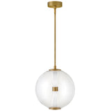 Elin Globe Pendant Lacquered Brass By Hinkley
