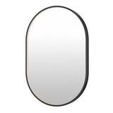 Elisse Oval LED Mirror by ET2 - Black
