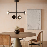 Elixir Chandelier Black By Kuzco - Lifestyle View