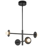 Elixir Chandelier Black By Kuzco -With Light