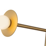 Elixir Chandelier Brushed Gold By Kuzco - Detailed View