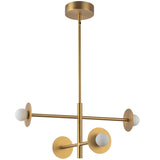 Elixir Chandelier Brushed Gold By Kuzco