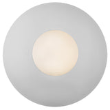 Elixir Flush Mount Large Chrome By Kuzco - Down View