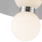 Elixir Flush Mount Medium Chrome By Kuzco - Detailed View