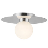 Elixir Flush Mount Medium Chrome By Kuzco
