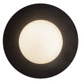 Elixir Flush Mount Small Black By Kuzco - Down View1