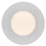Elixir Flush Mount Small Chrome By Kuzco - Down View