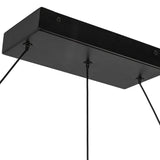 Elixir Linear Pendant Light Black By Kuzco - Canopy View