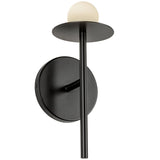 Elixir Wall Sconce Black By Kuzco - With Light