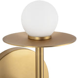 Elixir Wall Sconce Brushed Gold By Kuzco - Detailed View1