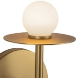 Elixir Wall Sconce Brushed Gold By Kuzco - Detailed View