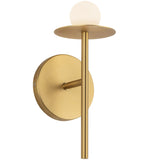 Elixir Wall Sconce Brushed Gold By Kuzco - Side View