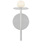 Elixir Wall Sconce Chrome By Kuzco - Front View