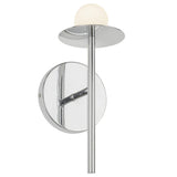 Elixir Wall Sconce Chrome By Kuzco - Side View
