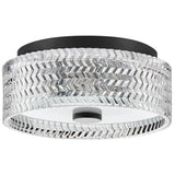 Elle Flush Mount Black By Hinkley - Side View