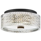 Elle Flush Mount Black By Hinkley