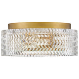Elle Flush Mount Heritage Brass By Hinkley - Side View1