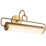 Ellen Wall Picture Light Brushed Gold By Alora - Side View1