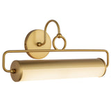 Ellen Wall Picture Light Brushed Gold By Alora - Side View