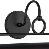 Ellen Wall Picture Light Matte Black By Alora - Detailed View
