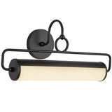 Ellen Wall Picture Light Matte Black By Alora - Side View