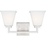 Ellis Harper Vanity Light — 16.13 Inch, Brushed Nickel