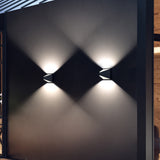 Ellis Outdoor Wall Sconce White By Kuzco Lifestyle View