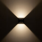 Ellis Outdoor Wall Sconce Black By Kuzco With Light