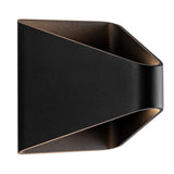 Ellis Outdoor Wall Sconce Black By Kuzco