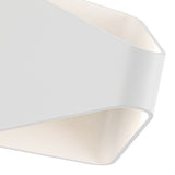 Ellis Outdoor Wall Sconce White By Kuzco Side View