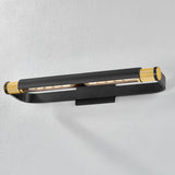 Elm Park Picture Light Aged Brass Distressed Bronze By Medium Hudson Valley Side View