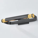 Elm Park Picture Light Aged Brass Distressed Bronze By Small Hudson Valley Side View