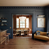 Elm Park Picture Light Aged Brass By Medium Hudson Valley Lifestyle View