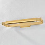 Elm Park Picture Light Aged Brass By Medium Hudson Valley Side View