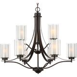 Elmwood Park Chandelier — 32 Inch, Bronze