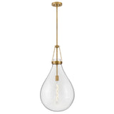 Eloise Large Pendant - Lacquered Brass - by Hinkley